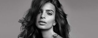 Model with blowout hair