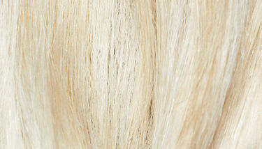 healthy blonde hair