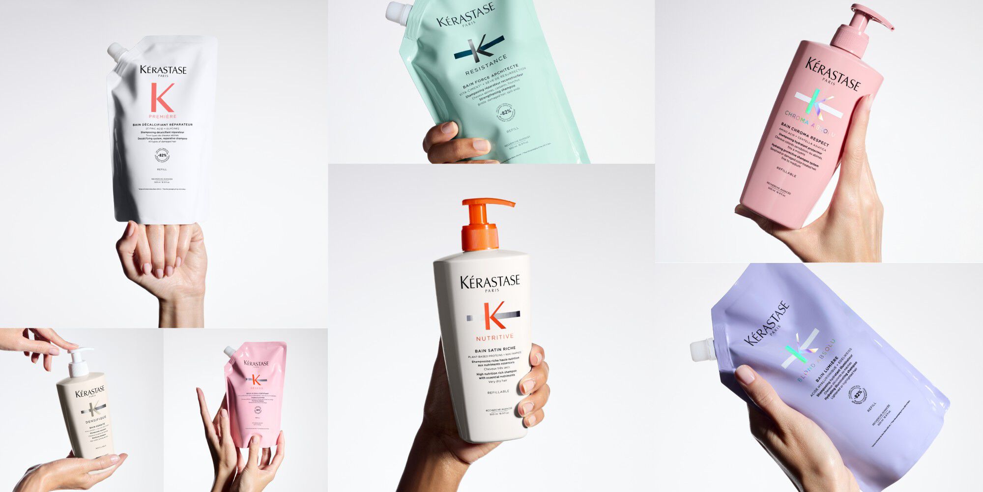 Kerastase bains refillables
