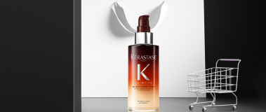 Nutritive Night Serum against Parisian night scene