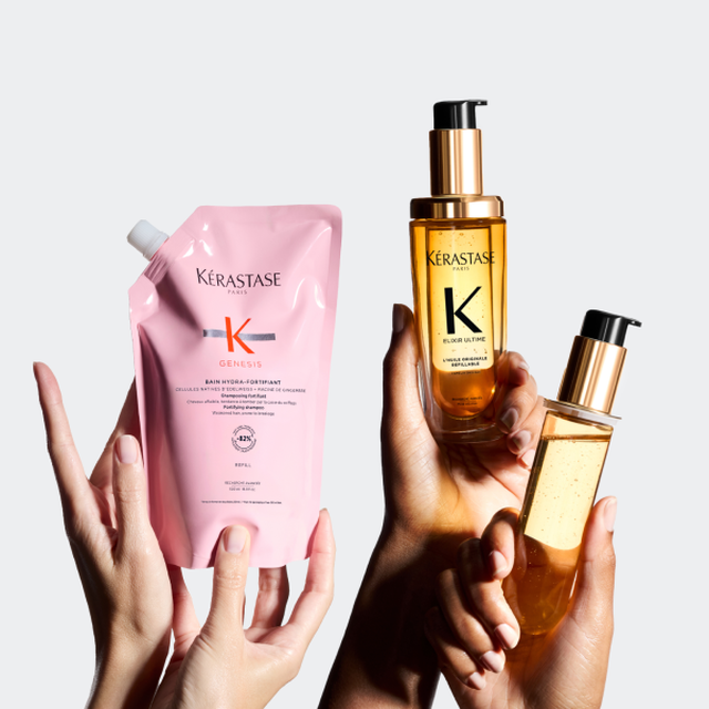 Kerastase Refillable products and eco-refills