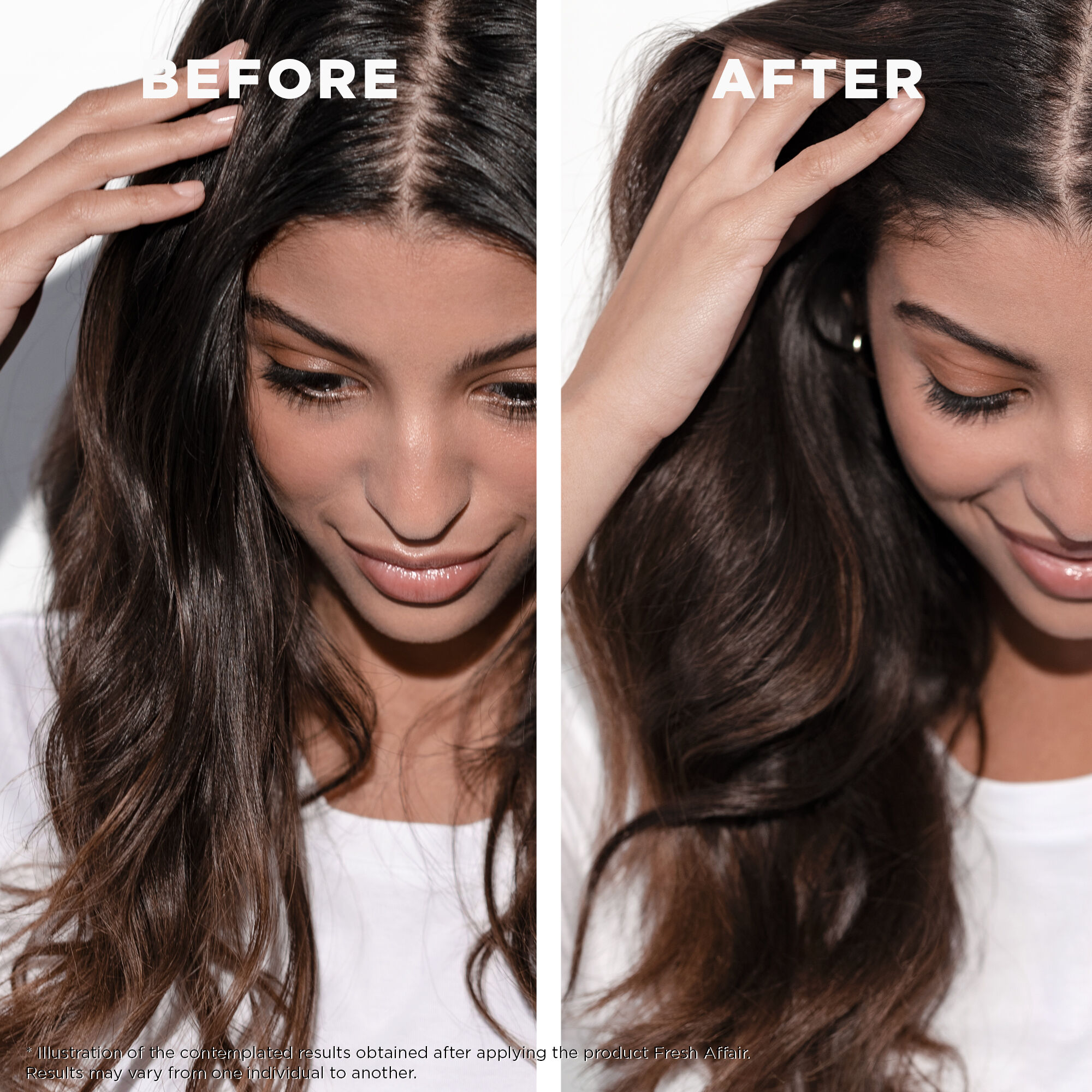 Straightening hair hotsell after dry shampoo