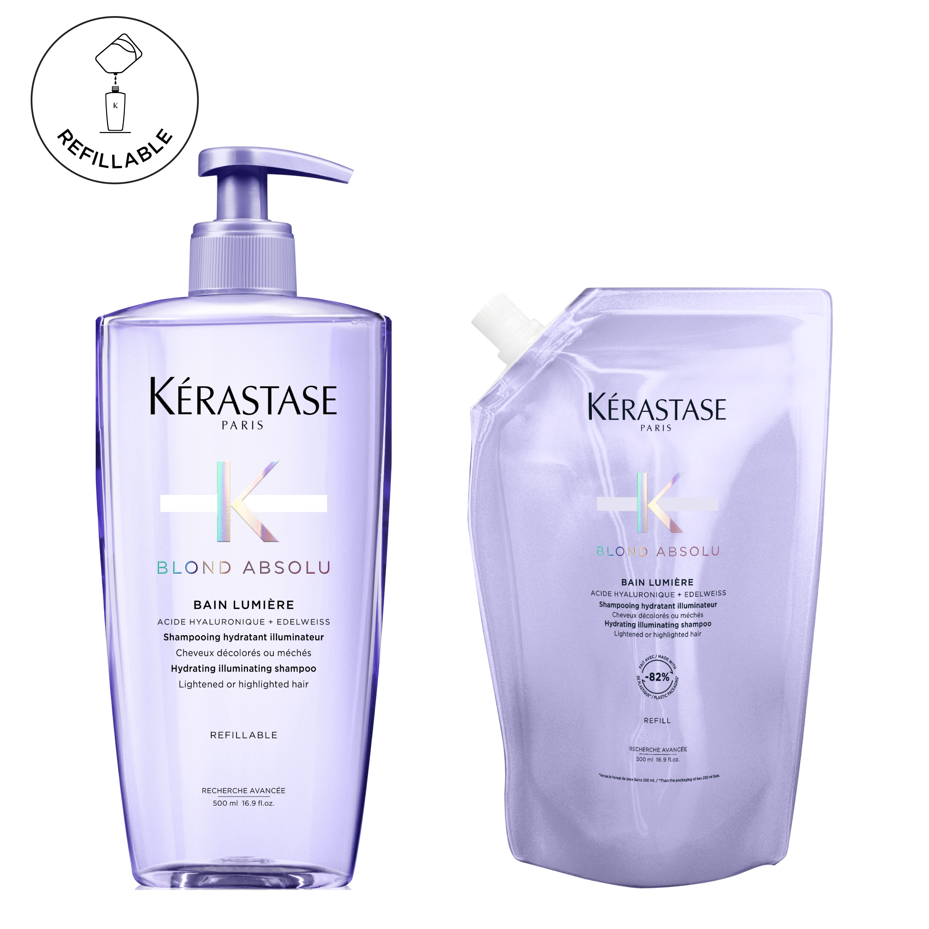 Blond Absolu Bain Lumière Refillable Duo | Kérastase Australia