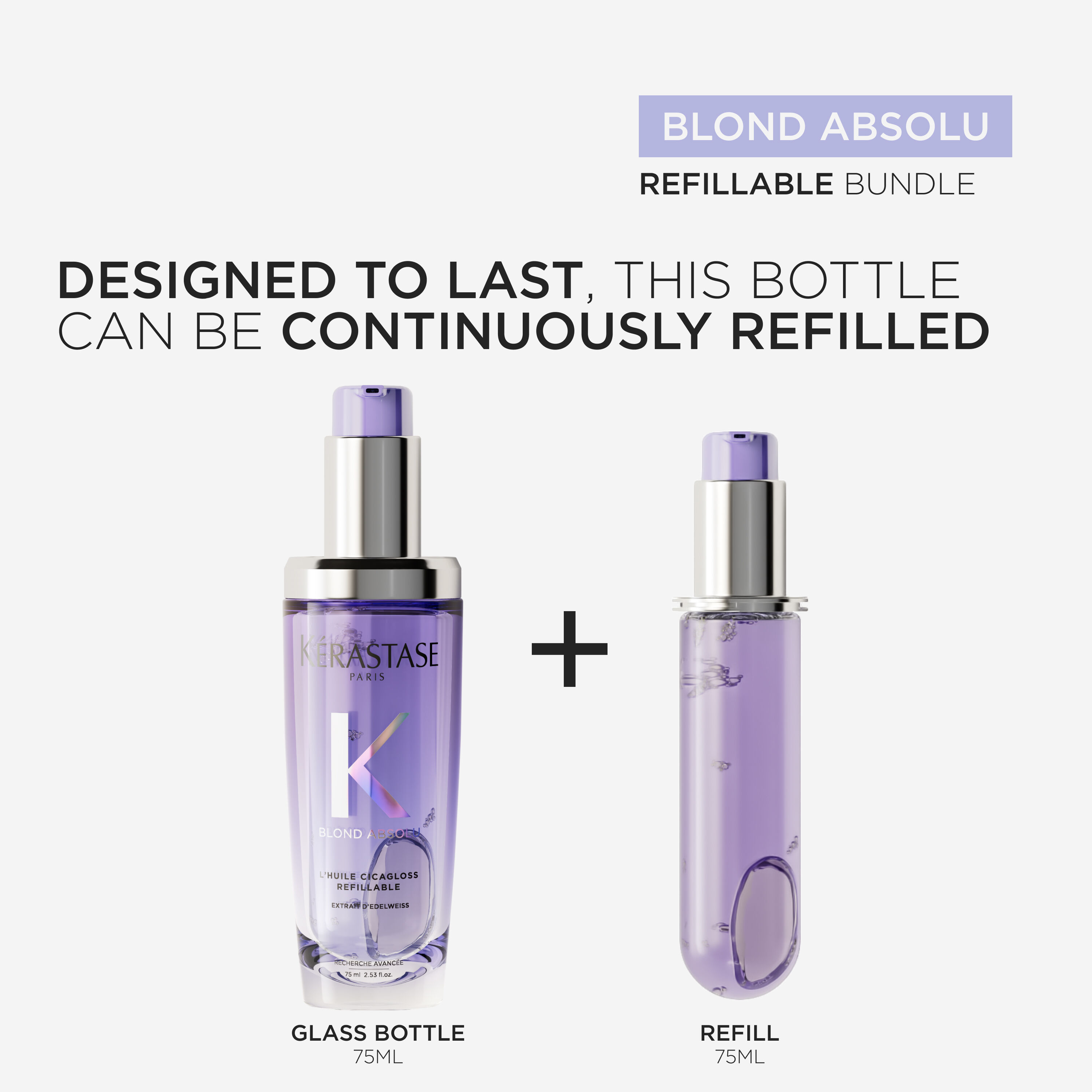 Blond Absolu Cicagloss Hair Oil Refillable