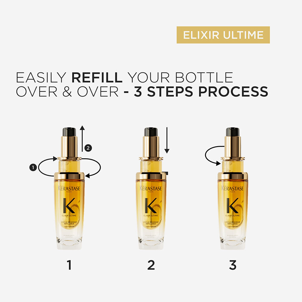 Elixir Ultime Hair Oil Refill Set