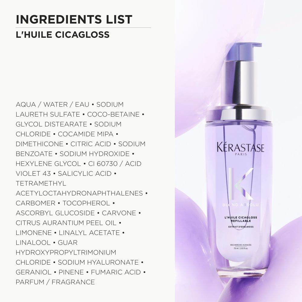 Blond Absolu Cicagloss Hair Oil Refillable
