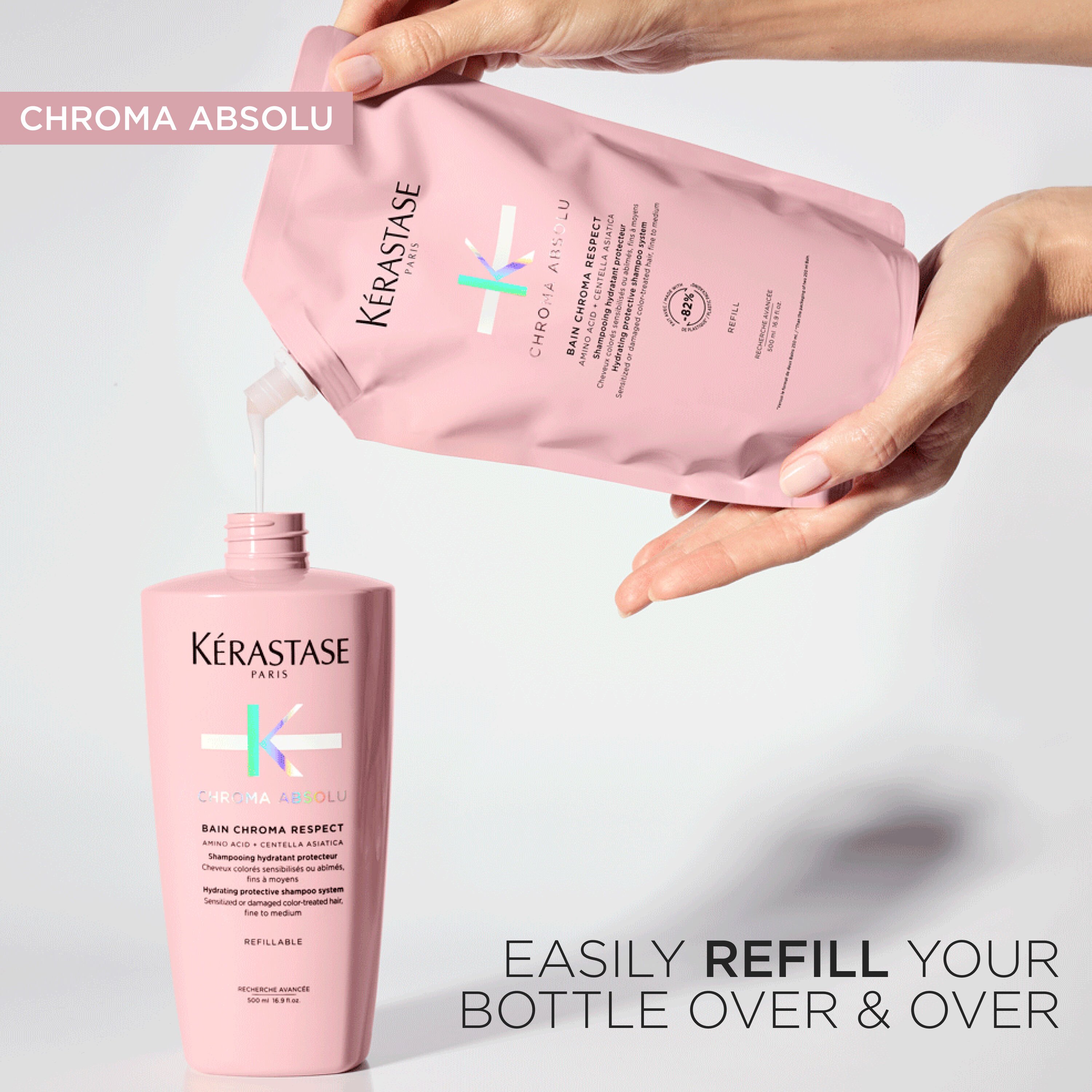 Chroma Absolu Respect Shampoo Refillable Duo