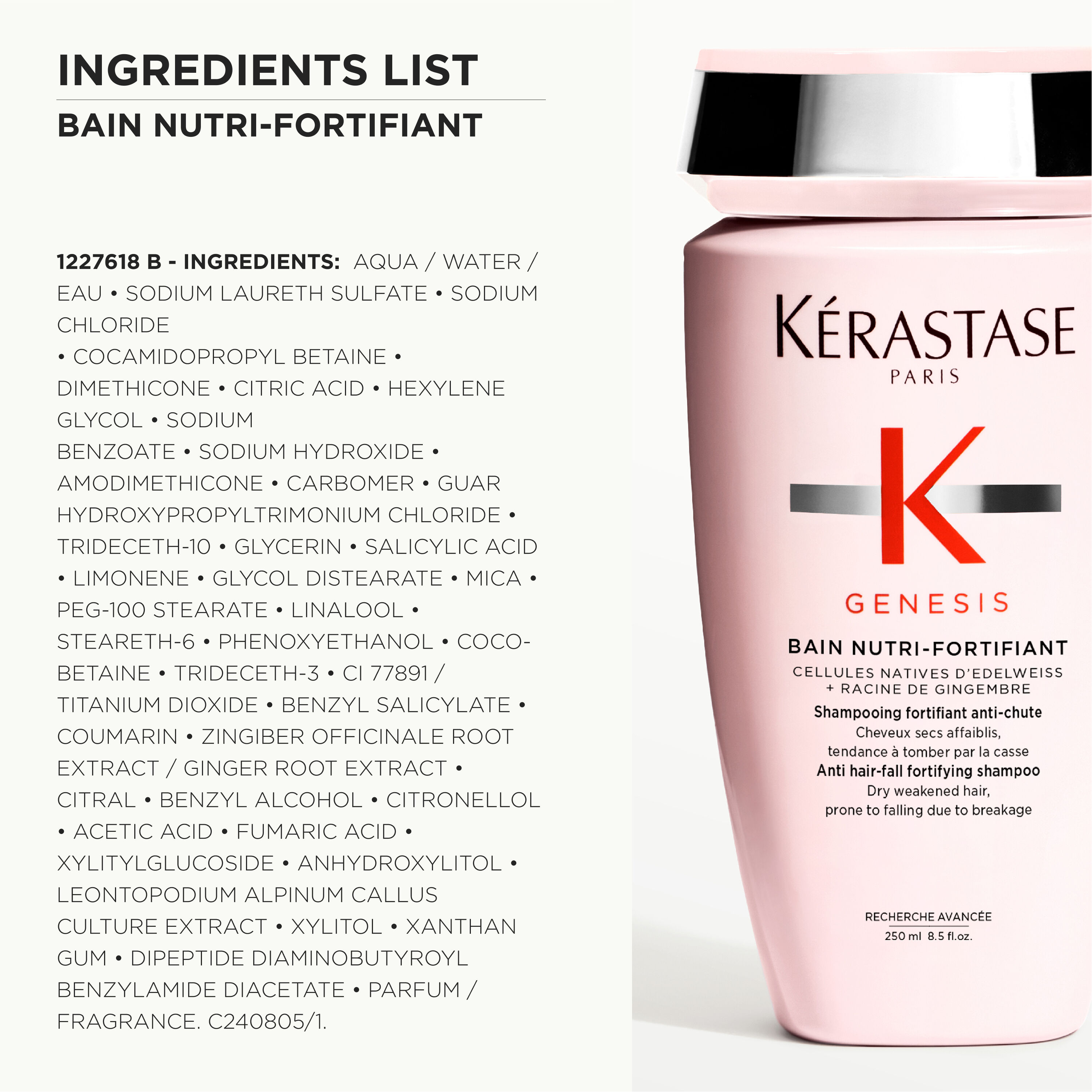 Genesis Fortifying Shampoo For Thick Hair